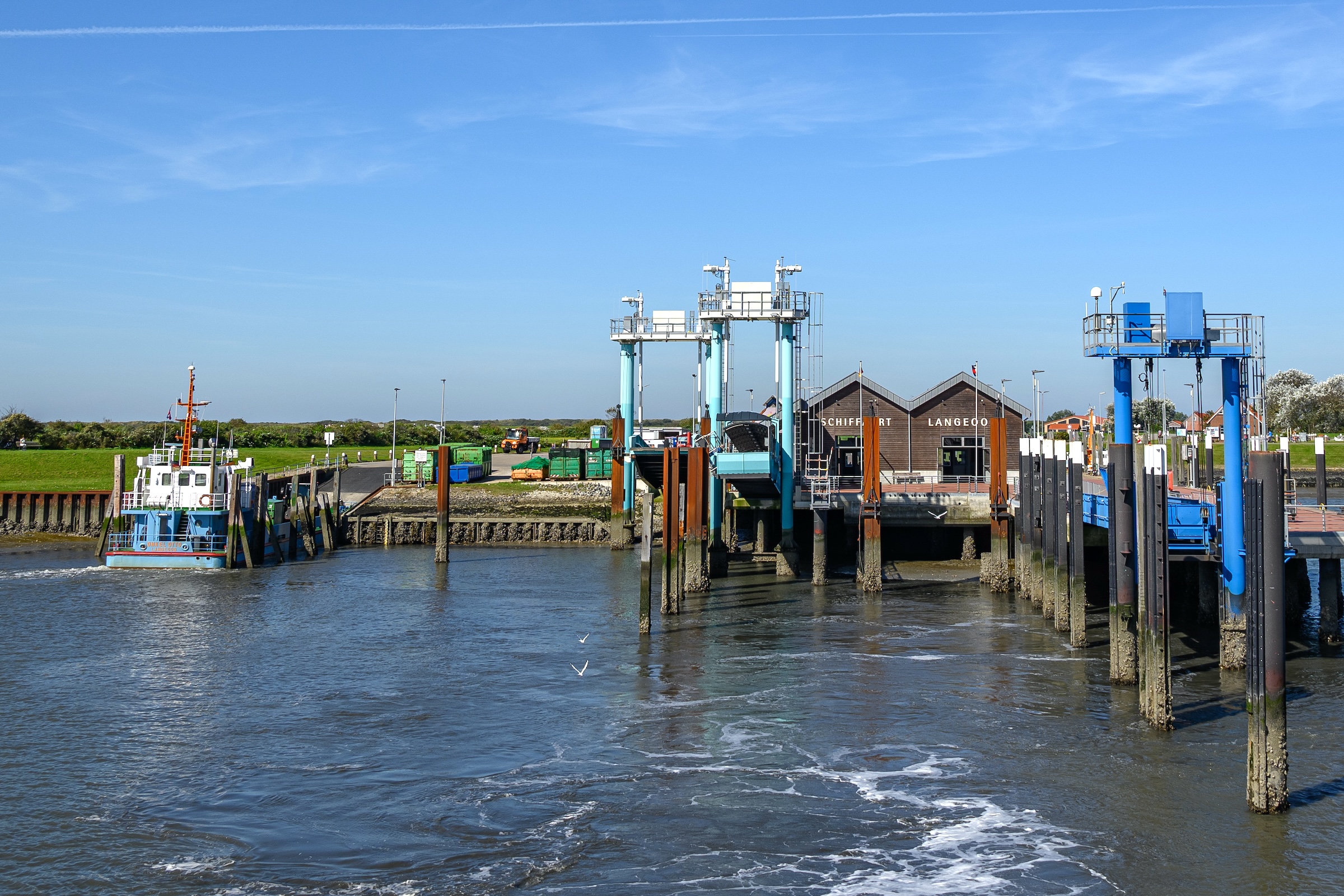 Fährterminal und Hafen Langeoog